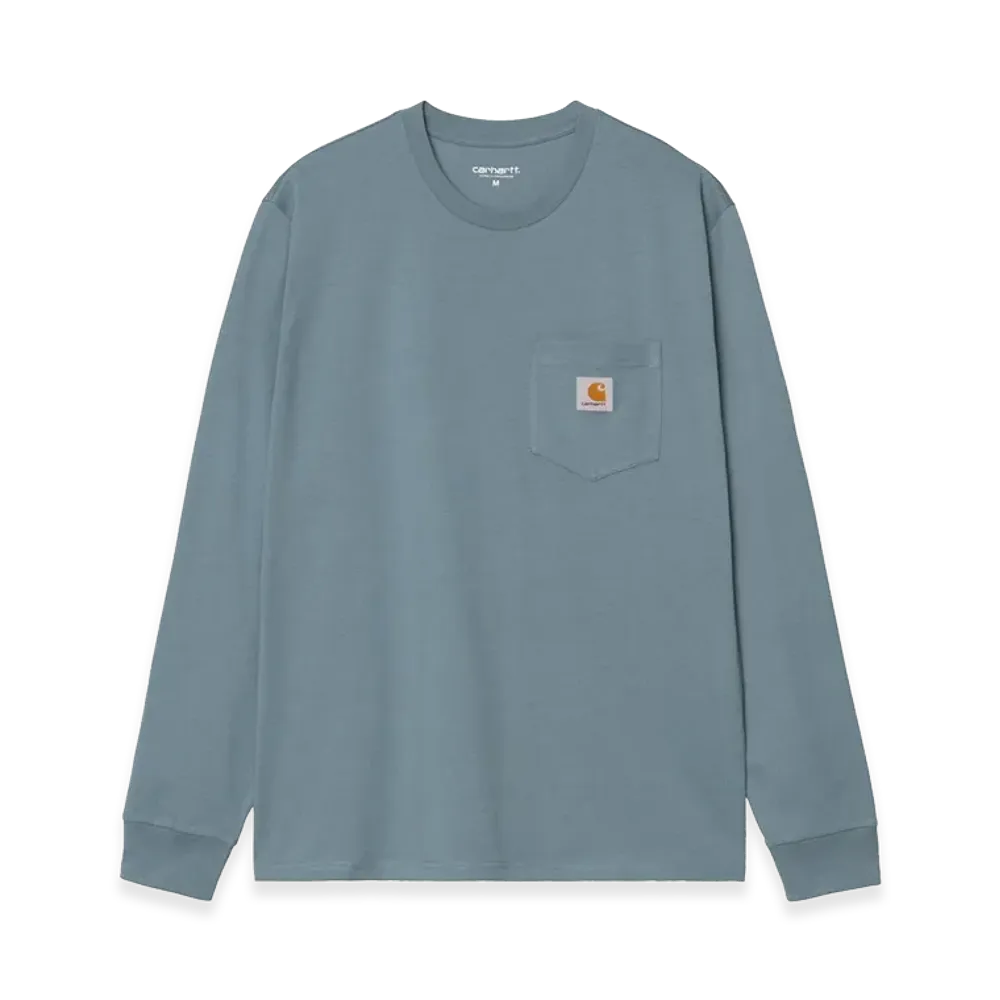 Carhartt WIP L/S Pocket T-Shirt "Velvet Blue"