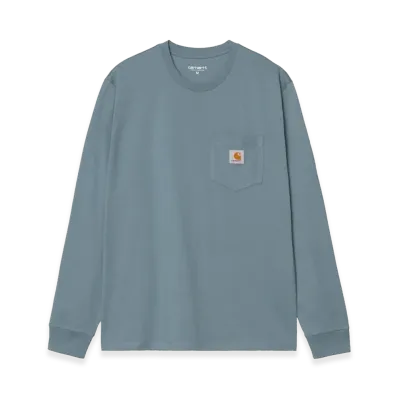Carhartt WIP L/S Pocket T-Shirt "Velvet Blue"