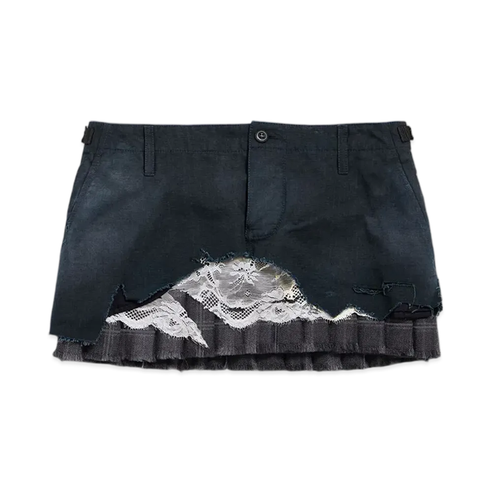 BALENCIAGA Patched Cargo Skirt "Charcoal"