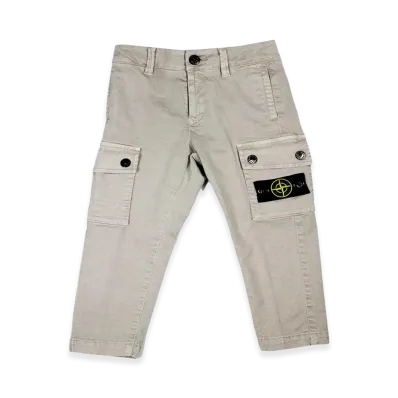 Stone Island Kids Trousers "Gray"