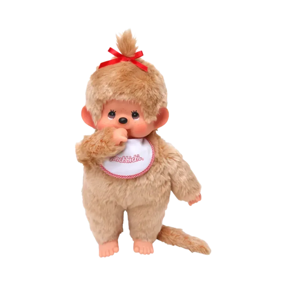 Sekiguchi "Premium Standard" Monchhichi L Size Beige Girl