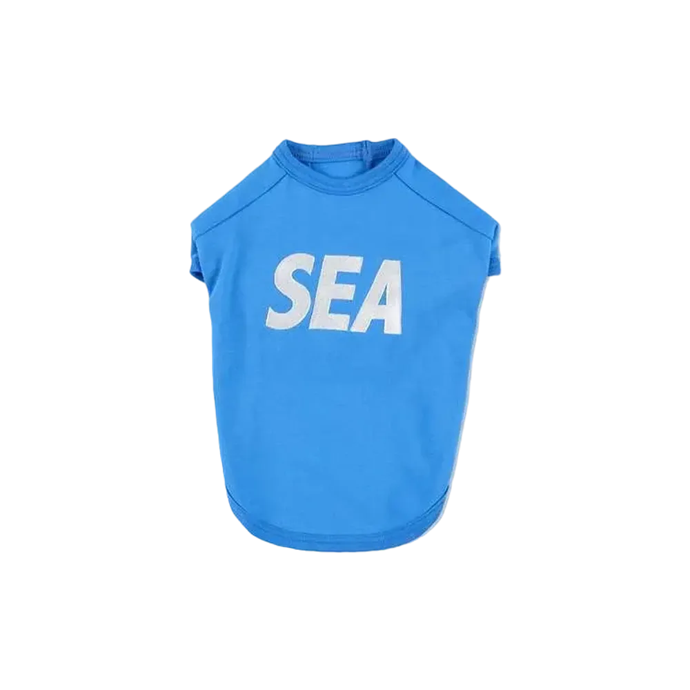 WIND AND SEA Sea Dog T Shirt "Blue"