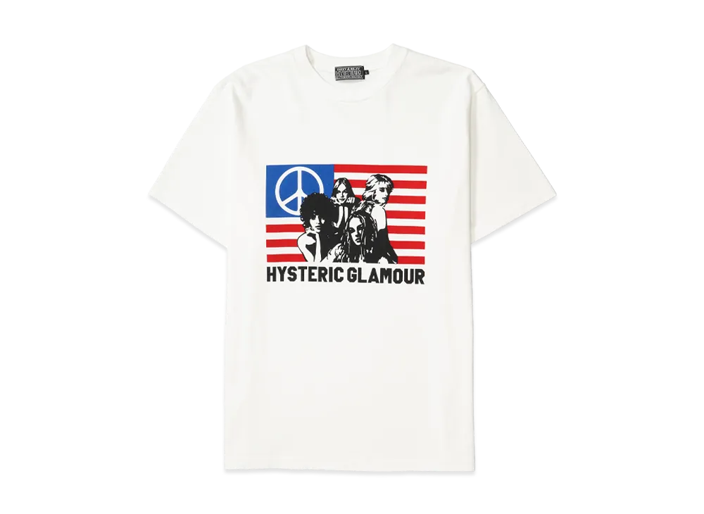 HYSTERIC GLAMOUR Free Bird Tee "White"