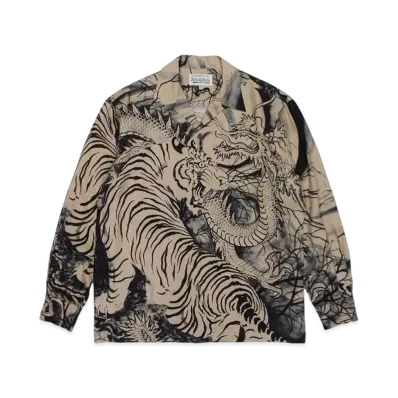 WACKO MARIA TIM LEHI / Hawaiian Shirt #1 "Beige"
