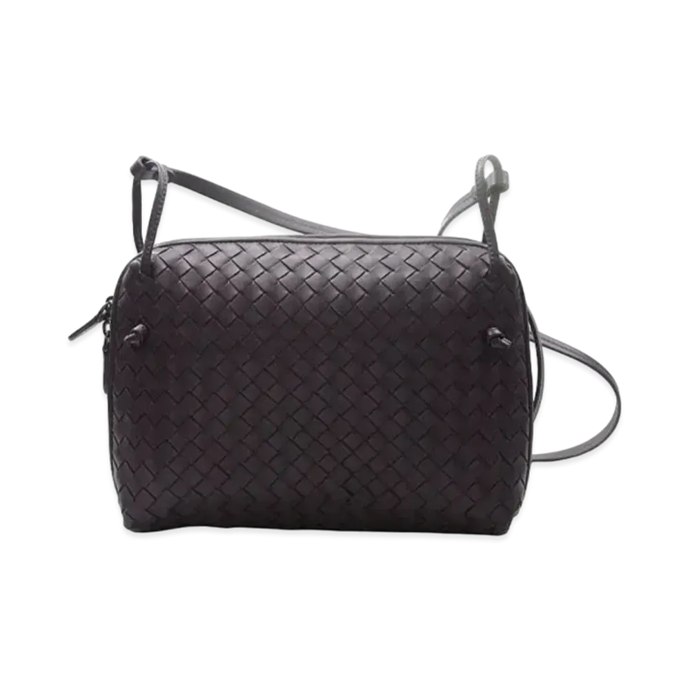 Bottega Veneta Lambskin Crossbody Bag "Purple"
