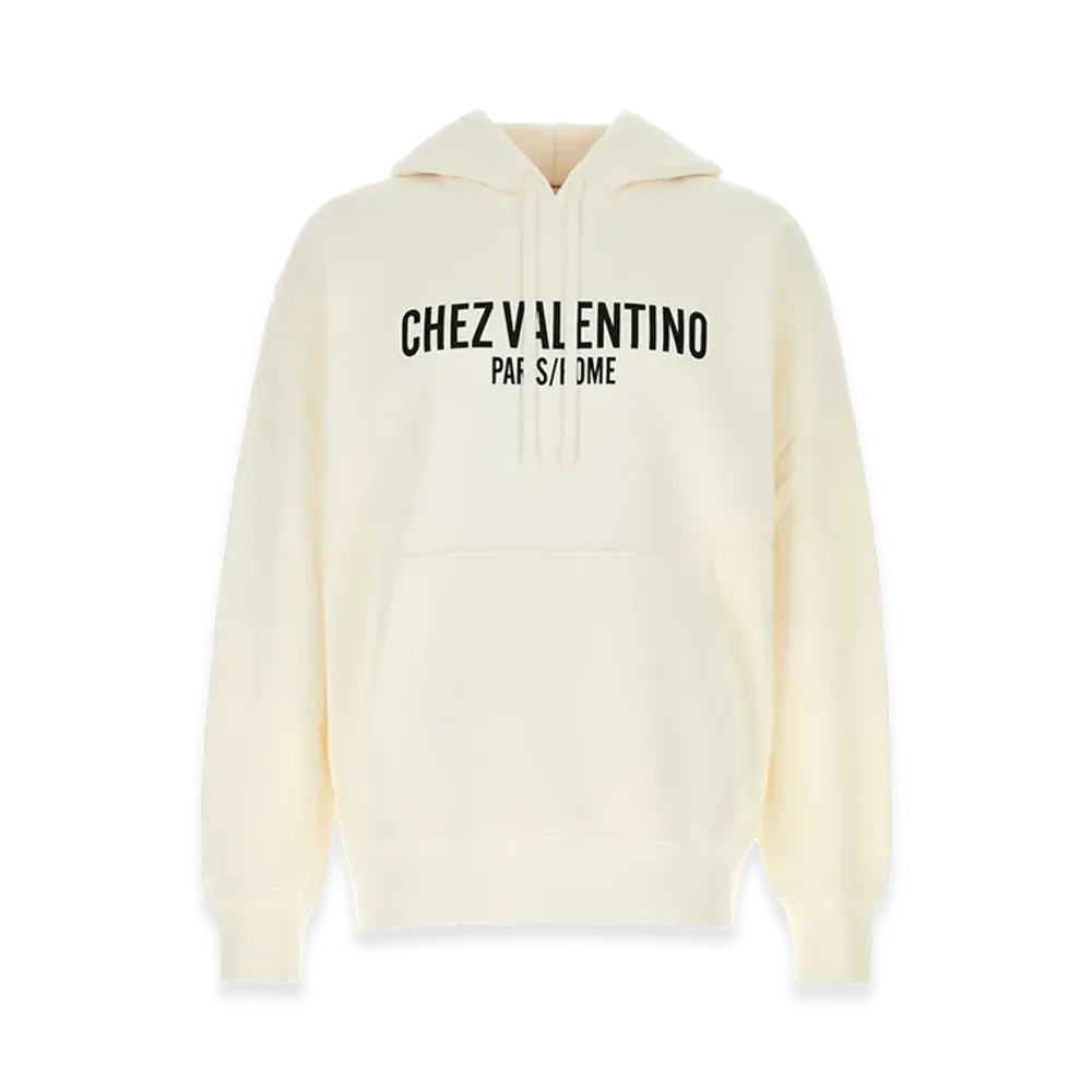 Valentino Cotton Sweatshirt "Ivory/White"