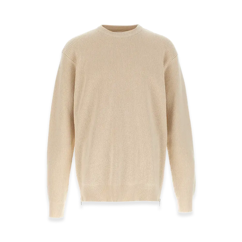 Jil Sander Zip Sweater "White"