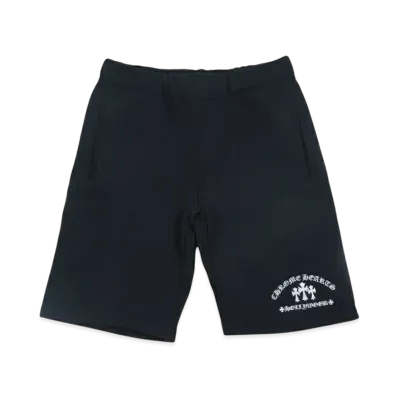 Chrome Hearts Y Not Triple Cross Sweat Shorts "Black"