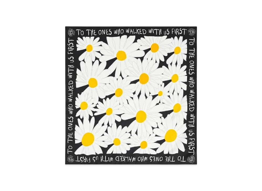 PEACEMINUSONE x Toy Story x Casetify THE FIRST FAN Silk Scarf "Black"
