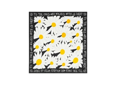 PEACEMINUSONE x Toy Story x Casetify THE FIRST FAN Silk Scarf "Black"