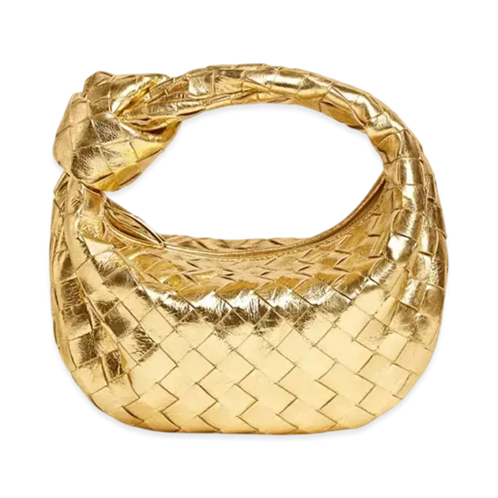 Bottega Veneta Mini Jodie "Gold"