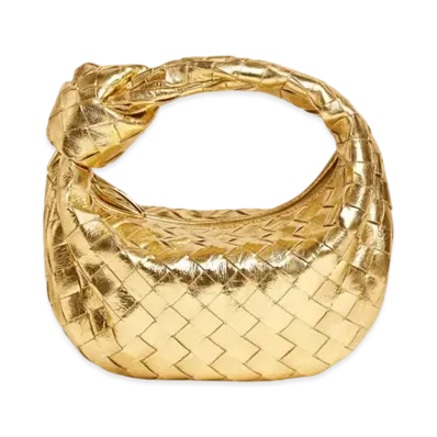 Bottega Veneta Mini Jodie "Gold"