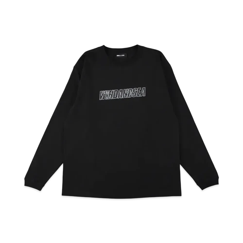 WIND AND SEA Zodiac Snake Logo L/S Tee "Black"
