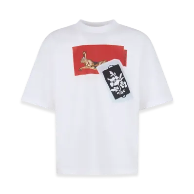 MARNI x Olaolu Slawn x Soldier Boyfriend Cotton T-Shirt "Ivory"