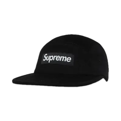 Supreme Wool Camp Cap "Black" (24FW)