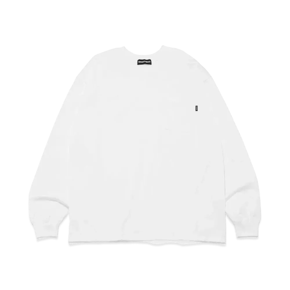 GOD SELECTION XXX Pocket Long Sleeve T-Shirt GX-S23-LT-04 "White"