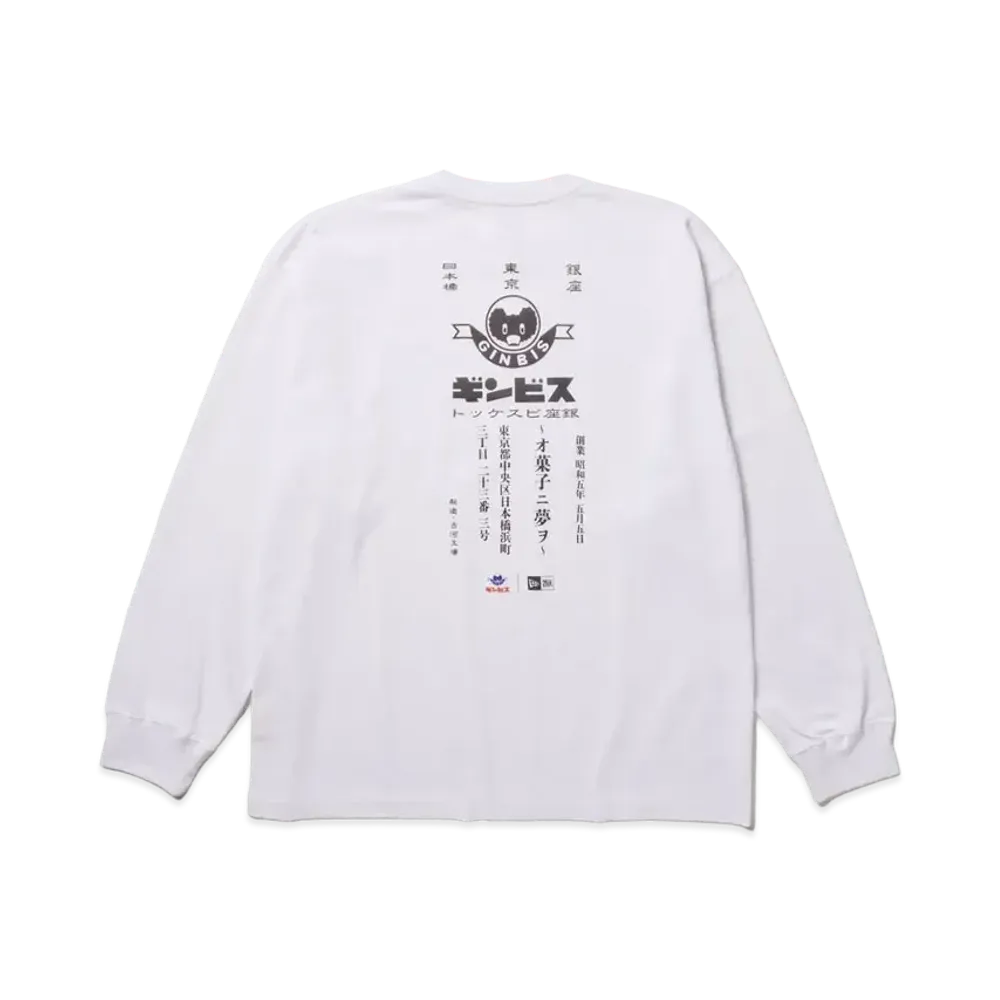 NEW ERA x Tabekko Animals Long Sleeve Cotton T-shirt Gimbis "White"