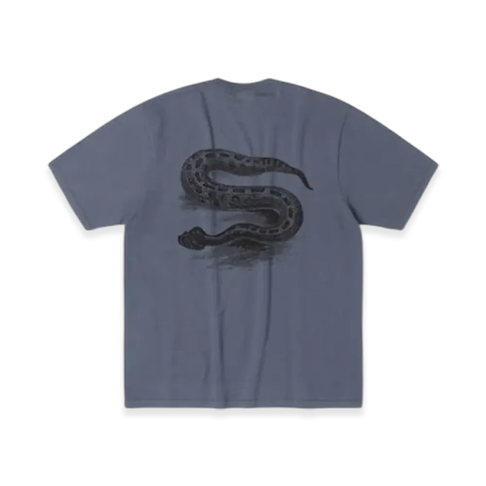Stussy Serpent Tee Pigment Dyed "Navy"