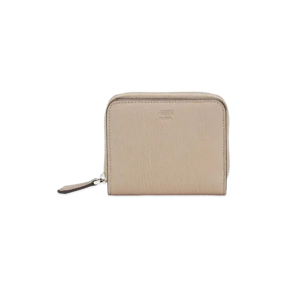 FENDI Zip Around Wallet Medium Leather "Beige"
