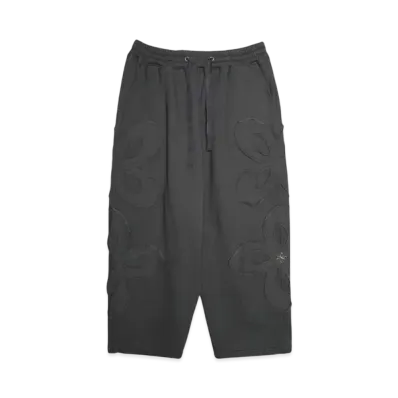 SURGERY clover logo patchs sweat pants "CHARCOAL"