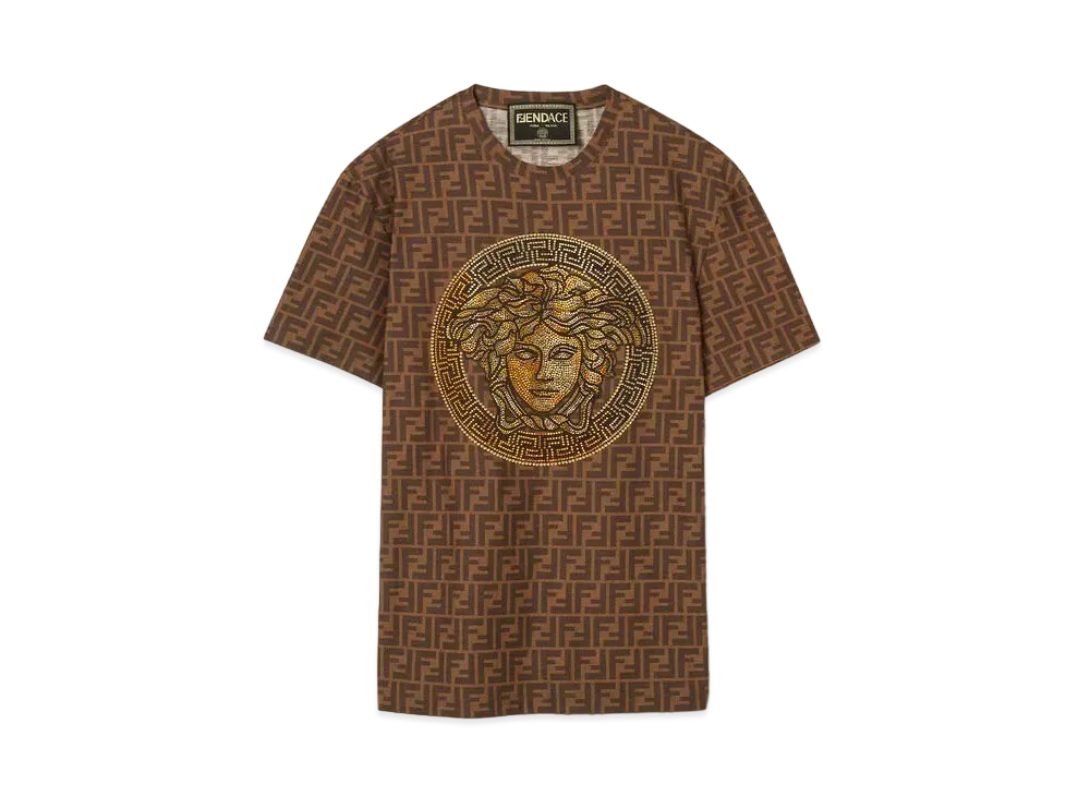 FENDI x Versace Fendace FF T-Shirt "Brown"