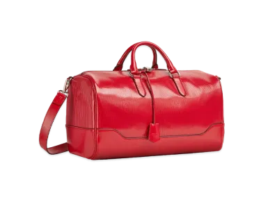 FENDI Medium Duffel Leather Bag Large "Red"