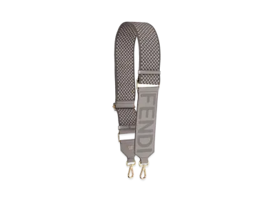 FENDI Strap You Webbing Shoulder Strap "Gray"
