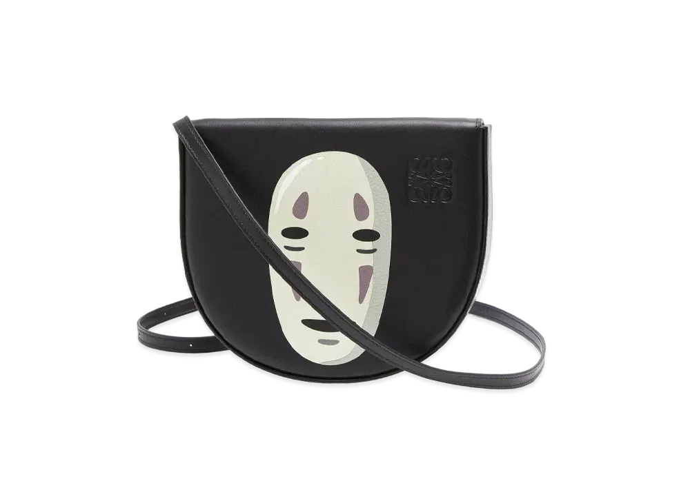 LOEWE x Spirited Away Kaonashi Mini Heel Bag In Soft Calfskin "Black"