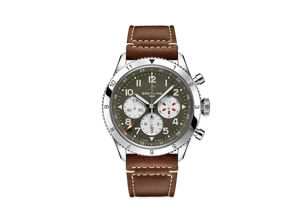 BREITLING SUPER AVI B04 CHRONOGRAPH GMT 46 CURTISS WARHAWK "Green"