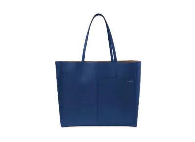 Valextra Soft Tote Mini Bag "Royal Blue"