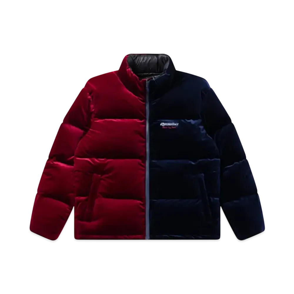 BlackEyePatch Spandex Logo 2 Tone Down Jacket "RedBlack"