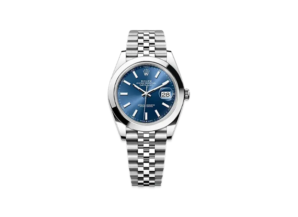 ROLEX Datejust 41 Oystersteel & Yellow Gold "Blue"