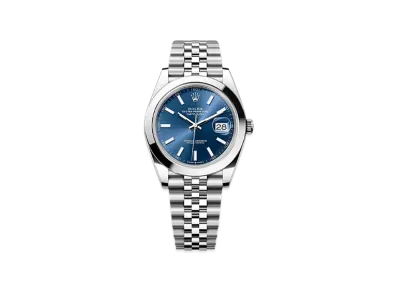 ROLEX Datejust 41 Oystersteel & Yellow Gold "Blue"