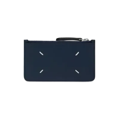 Maison Margiela Four Stitches Card Holder "Dark Blue"