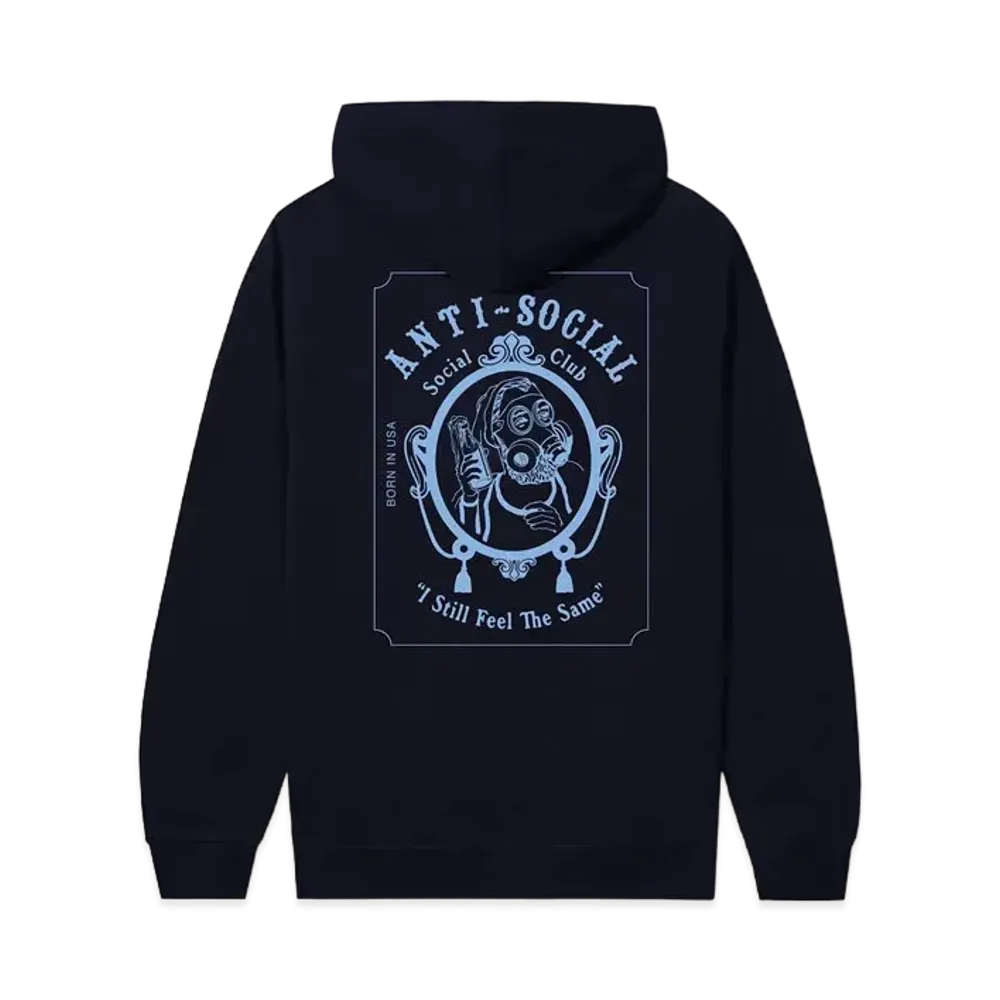 ANTI SOCIAL SOCIAL CLUB Zig-Zag Hoodie "Navy"