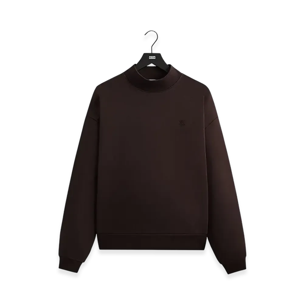 Kith Garment Dyed Fleece Mockneck Sweatshirt "Kindling"