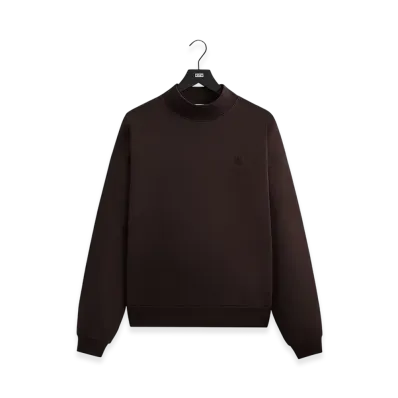 Kith Garment Dyed Fleece Mockneck Sweatshirt "Kindling"