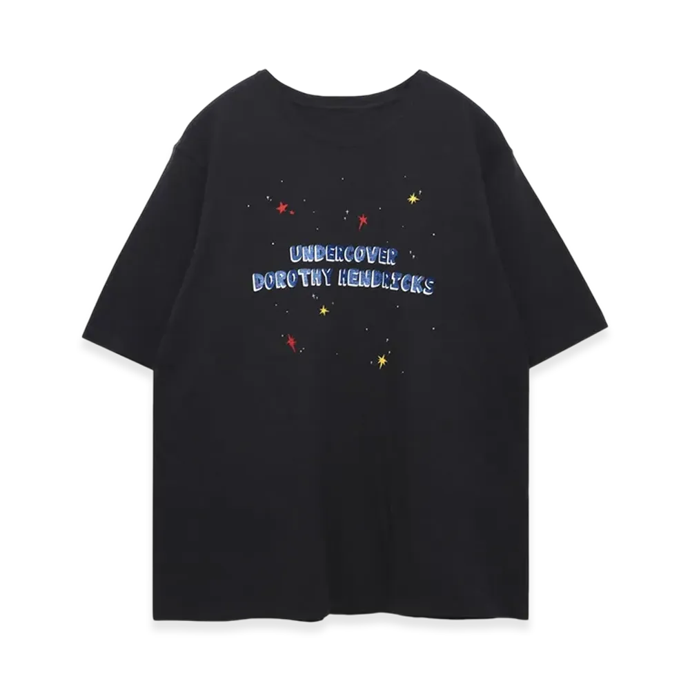 UNDERCOVER x Dorothy Hendricks Ladies Glitter Print Tee "Black"