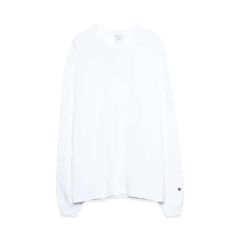 Champion T1011 LONG SLEEVE T-SHIRT "WHITE"
