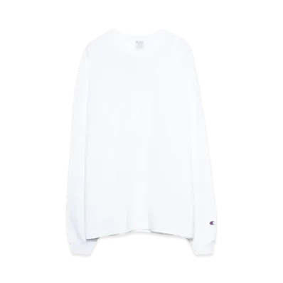 Champion T1011 LONG SLEEVE T-SHIRT "WHITE"