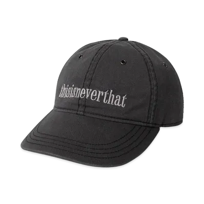 thisisneverthat Onyx Logo Cap "Charcoal"