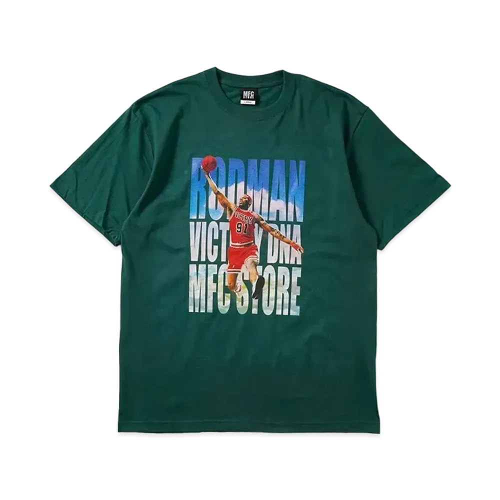 MFC STORE x DENNIS RODMAN x Victory DNA Flying Tee "Green"