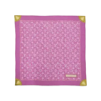Louis Vuitton Monogram Denim Pattern Square "Fuchsia"