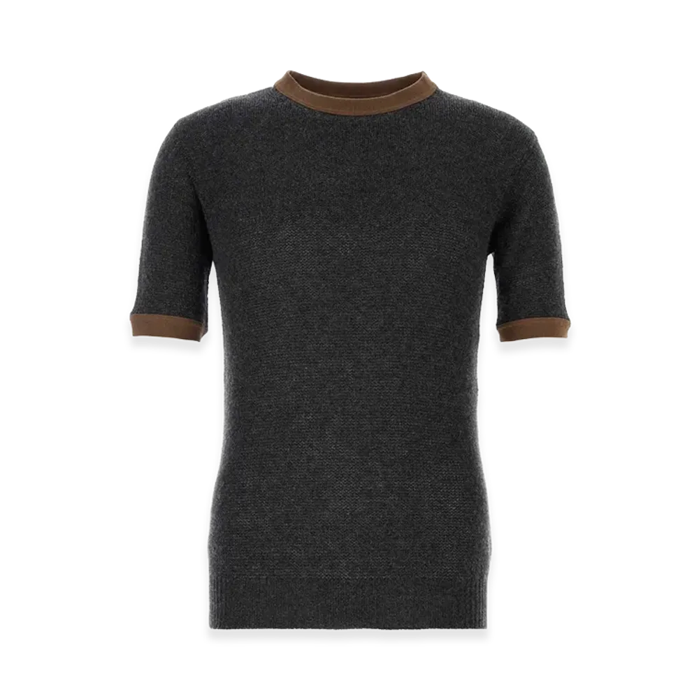 PRADA Charcoal Cashmere Sweater "Grey"