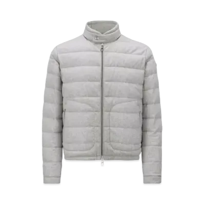 MONCLER Acorus Short Down Jacket "Light Gray"