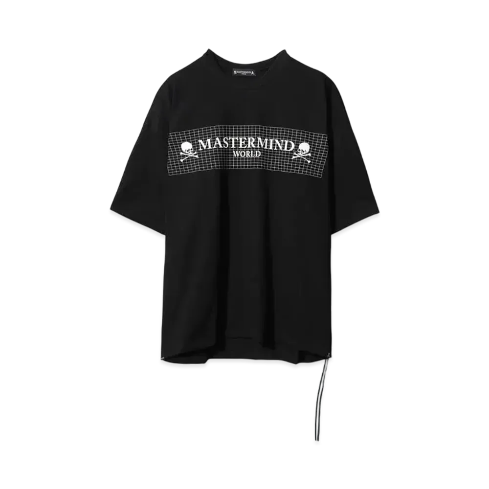 MASTERMIND WORLD-GRID TEE"BLACK"