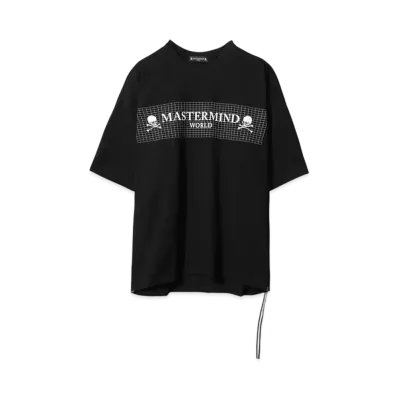 MASTERMIND WORLD-GRID TEE"BLACK"