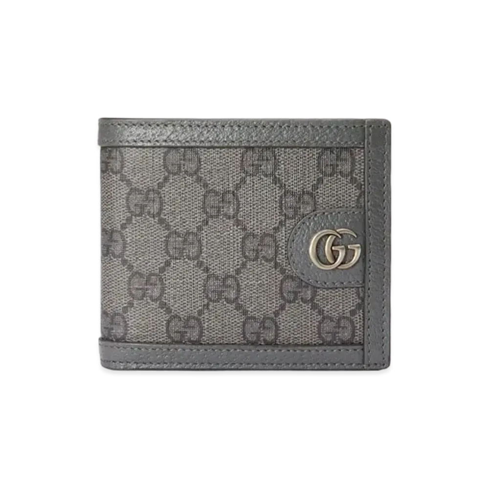 GUCCI Ophidia GG Coin Wallet GG Supreme "Grey/Black"