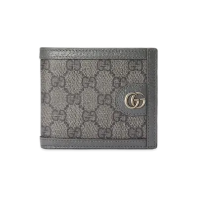 GUCCI Ophidia GG Coin Wallet GG Supreme "Grey/Black"