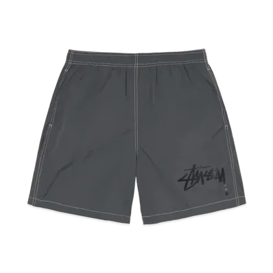 Stussy Big Stock Nylon Shorts "Charcoal"